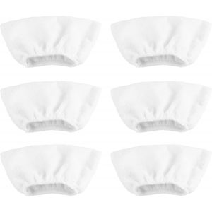 Kalanka-6 Pcs Bonnettes Microfibre, Lingette Microfibre Accessoire Pour Nettoyeurs Vapeur Pour Voiture Cuisine Vaisselle Vitre &Eacute;cran - Neuf