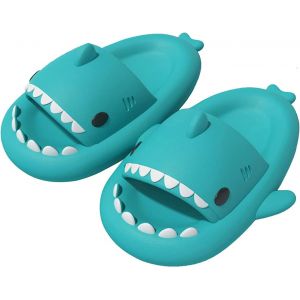Kalanka-Claquettes De Requin Homme Femme Chaussons De Piscine Et Plage Shark Slides Été Antidérapante Confort Sandales Pantoufles - Neuf