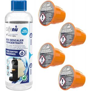 Jgd-| Kit D&eacute;tartrage Nespresso Et Machine &Agrave; Caf&eacute; Avec Capsules Nettoyantes | Compl&eacute;tez Votre Kit De Barista | Capsules Nettoyantes & Detartrant Nespresso Machine A Cafe Liquide - Neuf