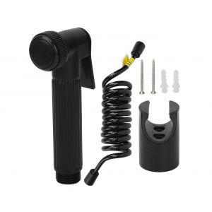 Ensemble de douchette bidet portable en acier inoxydable avec pression d'eau r&eacute;glable - Neuf