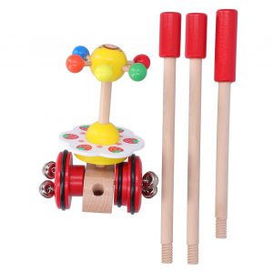 Trotteur D'apprentissage En Bois Pour Bebe, Jouet D'activite Pour Enfants De Plus De 3 Ans - Neuf
