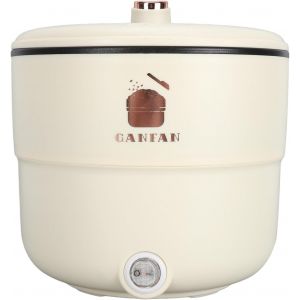 Cuiseur à Riz électrique, Multifonction 1,8 L Double Couche Anti-brûlure et Antiadhésive pour Nouilles, Soupe, Ragoût, Cuisson à la Vapeur (Prise UE) - Neuf