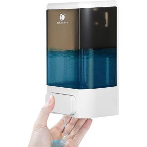 BHHBB-Distributeur de savon pour les mains 1000 ml, montage mural pour salle de bain, distributeur de pompe à lessive - Neuf