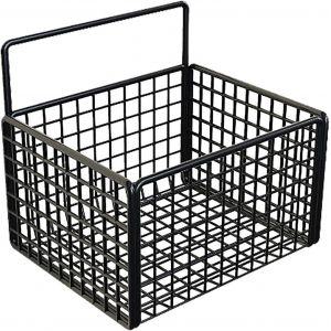 Cmwx-Paniers De Cuisine Suspendus, Panier À Fruits Mural Sans Perçage, Petit Panier Métallique Adhésif, Panier De Rangement Mural Pour Fruits Et Légumes (Noir) - Neuf