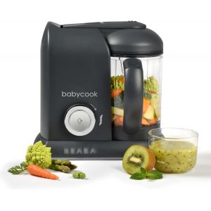 Beaba, Babycook Solo, Robot Bébé 4 En 1 Mixeur-Cuiseur, Cuisson Vapeur, Diversification Alimentaire, Petits Pots Bébé Maison, Dark Grey[Chu10501859] - Neuf