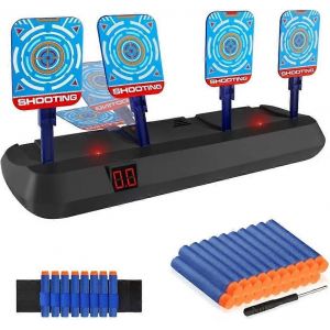 Cible Numérique Électronique,Cible De Tir Électrique À Réinitialisation Automatique Avec Jouets À Effet Lumineux Et Sonore - Neuf