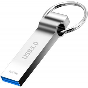 Cle Usb 982 Go Haute Vitesse Clef Usb 3.0 Portable Clé Usb Argent Cles Métal Imperméable Clés Mémoire Stick Flash Drive Pour Pc, Ordinateur, Etc[CLE8111999] - Neuf