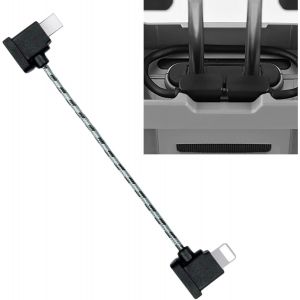 KAL-Câble De 15 Cm De Type C Vers Micro Usb Pour Télécommande Dji, Câble De Télécommande Us/B Vers Us-Bc, Câble Usb C T-O U/Sb C En Nylon Tressé R-Emote C-Ontroller C-Able, Chargeur U-Sb C C-Able - Neuf