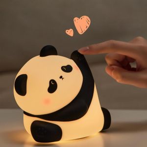 Veilleuse Panda Pour Chambre D'enfant Avec Minuterie - Neuf