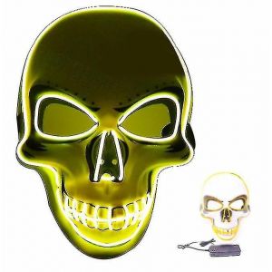 Masque Led D¿Halloween, Masques De Cosplay Effrayants Light Up Purge - Neuf