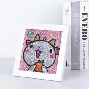 Ayuhr-Kit De Peinture Diamant 5d Animal Mignon Bricolage Peinture Kit Animal De Dessin Animé Cristal Peinture Simple Artisanat Kit Créatif (Mouton) - Neuf