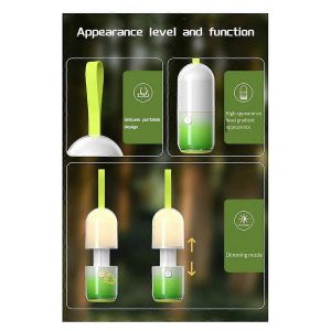 Mini lampe de poche LED de poche,rechargeable en cas d'urgence,vert ext&eacute;rieur - Neuf