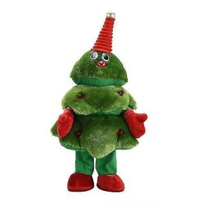 Sapin de Noël électronique en peluche dansant, décorations pour enfants-UN - Neuf