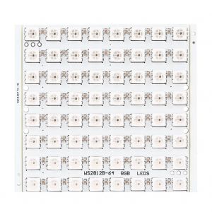 Carte de developpement blanche flexible avec pilote de panneau LED RVB couleur integre 64 bits - Neuf