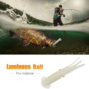 Lot De 5 Leurres Lumineux Et Souples Pour La Peche En Mer, Leurres Realistes Pour Poulpe Et Calmar (7,5 Cm) - Neuf