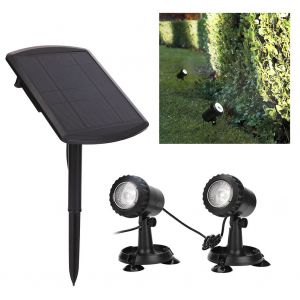 Hjlian Lampe Solaire Led D'exterieur Pour Jardin, Paysage Sous-Marin, Amphibie - Neuf