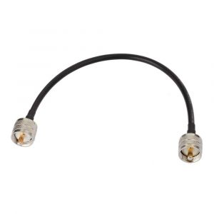 Câble Coaxial PL259 Câble Antenne CiBi 30cm UHF PL-259 Mâle a Mâle Faible Perte RG58 50 Ohm pour Tosmeter CB Twayrdio CB Puissance SWR Mètre Amplificateur Linéaire Charge Fictive Radio Amateur - Neuf