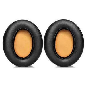 Coussinets de rechange pour casque Sennheiser Momentum 2.0 (Momentum 2, M2), HD1, en mousse &agrave; isolation phonique haute densit&eacute;, rev&ecirc;tement en cuir noir. - Neuf