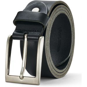 Cauc-Ceinture Homme Cuir Ceinturon 38mm Pleine Fleur 100% Cuir V&eacute;ritable Pour Jeans D&eacute;contract&eacute; Travail V&ecirc;tements - Neuf