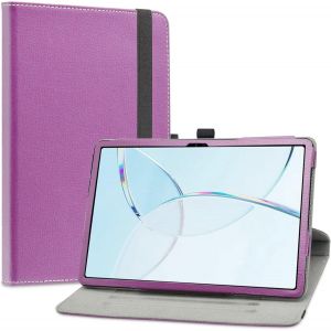 Pour Doogee T10e,Slim Pu Cuir Etui Et Pliable Stand Folio Coque Couverture Pour Doogee T10e /Blackview Tab 80 /Blackview Tab 10 Wifi/Oscal Pad 7 10.1 Pouces Tablette,Violet[Coq9126853] - Neuf
