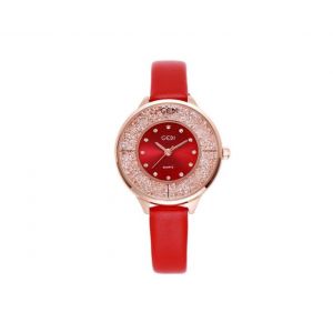 Montre &Agrave; Quartz Simple 21 Cm 8399# Avec Bracelet En Cuir Et Cadran Rond - Neuf