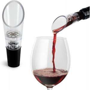 Aérateur de vin et carafe à décanter (lot de 2) - Bec verseur de qualité supérieure - Pour carafe à décanter - Neuf
