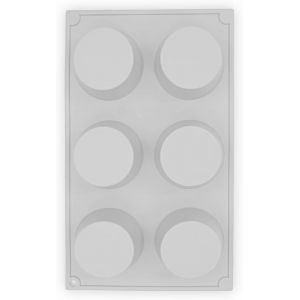Moule À Gâteau-Moule 6 Muffins-Silicone Pro-Antiadhésif & Résistant-Démoulage Facile-Cuisson Homogène-Idéal Gâteaux & Entremets-Four,Congélateur & Lave-Vaisselle - Neuf