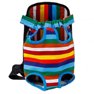 Hjlian Sac De Transport Portable Pour Animaux De Compagnie, Chat, Chien, Sac A Dos Respirant A L'avant, Sac De Voyage Avec Jambes Vers L'exterieur (Colore-X) - Neuf