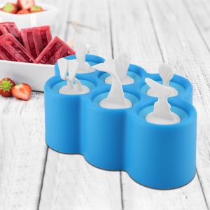 Hjlian Moule A Glace En Silicone En Forme De Poisson, Avec Dessin Anime Diy - Neuf