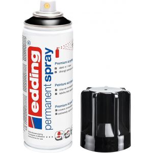 noir foncé brillante-200 ml-peinture acrylique en aérosol pour peindre ou décorer verre,métal,bois,céramique,plastique,toile - Neuf