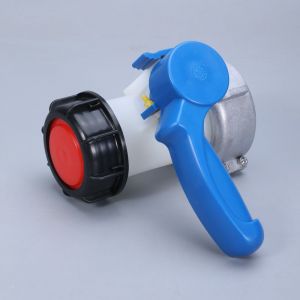 De rechange pour vanne papillon pour le BAC réservoir jusqu'à 1000 L ou de la citerne, avec adaptateur pour bride DN50 (75 mm, aluminium) - Neuf