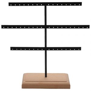 Mode 52 Crochet Boucle D'oreille Bijoux Organisateur Boucle D'oreille Organisateur Pendentif Collier Présentoir B - Neuf