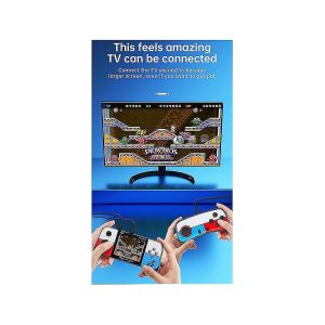 Console G9 + Poign&eacute;e, Manette De Jeu De 3.0 Pouces, 666 Joueurs Int&eacute;gr&eacute;s, Contr&ocirc;leur, Prise En Charge De La Connexion De La T&eacute;l&eacute;vision (B - Neuf