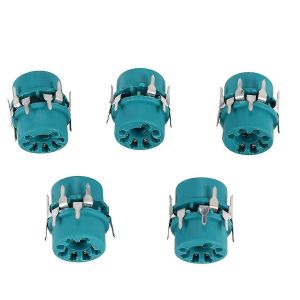 Douille de tube en plastique 7 broches pour B & W 6J1 6Z4 6X4 Audio AMP 10Pcs Bleu - Neuf