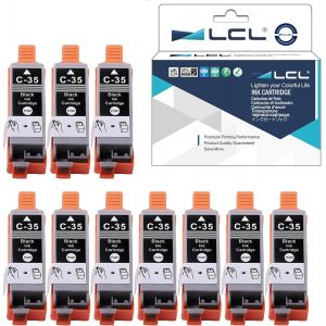 ERYI-Cartouche D'Encre Compatible Pgi-35 Pgi35 1509B002 (10 Noir) Remplacement Pour Canon Pixma Ip100B Ip100 Ip100V Ip110 Ip110+ Battery Ip110 Series, Pixma Mini260 Mini320, Tr150 - Neuf