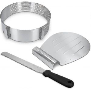 Pince &Agrave; G&acirc;teau Ronde, Emporte-Pi&egrave;ce Rond En Acier Inoxydable, Outils De P&acirc;tisserie Ronds - Neuf