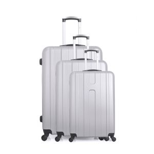 HERO - Set de 3 Valises ATLANTA 75 cm 4 Roues - Neuf