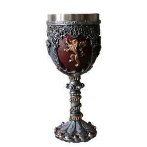 Chevalier Médiéval Insigne Chope De Bière En Acier Inoxydable Résine Viking Verre À Vin Rouge Médiéval Uten - Neuf