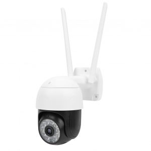 Camera intelligente Wi-Fi 1080p, vision nocturne couleur bidirectionnelle, systeme de surveillance etanche IP66, prise 100-240 V (UK) - Neuf