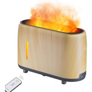 Grande Flamme Salle de Diffuseur d'Aromathérapie 240ml les Diffuseurs d'Huile Essentielle pour la Maison en Bois de Grain de l'Arôme de la Machine pour la Chambre à coucher Sparoom B - Neuf