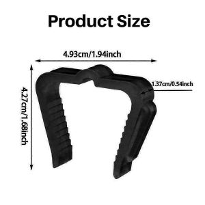 50Pack Lumi&egrave;re de Vacances de Clips Ext&eacute;rieure Crochets de No&euml;l Cintre pour No&euml;l, D&eacute;coration de Toit, Goutti&egrave;re Fenc - Neuf