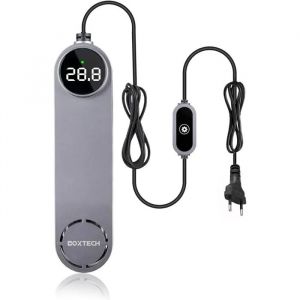 Boxtech Chauffage Aquarium 200w - Submersible, R&eacute;glable, Protection Surchauffe, Thermostat & &Eacute;cran Led. - Neuf