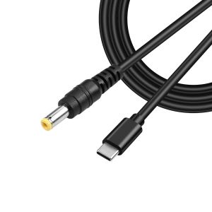 Câble de charge USB de type C vers DC 9 V, entrée mâle USB-C vers fiche DC 5,5 x 2,5 mm, câble de charge, pour routeur, CCTV, etc. (12 V) - Neuf