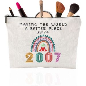 Trousse De Maquillage,Cadeau 18 Ans Fille, 18 Ans Anniversaire Fille Trousse Maquillage, Cadeau 18 Ans Fille Personnalis&eacute;, Id&eacute;e Cadeau 18 Ans Fille,18 Ans Fille (2007) - Neuf