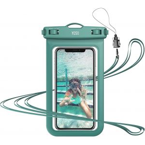 AEFJ-Vert Pochette &Eacute;tanche Smartphone, IPX8 Pochette Etanche pour iPhone 16 15 14 13 Pro XS XR X SE Samsung S24 S23 S22 A14 A23 A33 Xiaomi Redmi Protection Telephone Eau Jusqu'&agrave; 6,8 Pouces - Neuf
