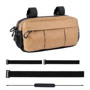 Sacoche De Guidon Vtt, Sac De Rangement Etanche Pour Panier Avant, Nylon, 240 X 120 Mm, Pour Vtt Et Velos De Course - Neuf