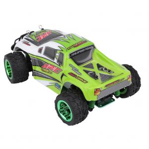 Voiture telecommandee a quatre roues motrices 1:26 2,4 GHz, modele reduit de vehicule jouet vert - Neuf
