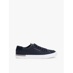Baskets &Agrave; Texture Contrast&eacute;e Et &Eacute;cusson Core Corporate Vulc Canvas/Navy Blue - 43 - Neuf