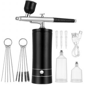 1 ensemble d'aérographe Kit d'aérographe sans fil Compresseur d'aérographe Machine à aérographe à ongles Kit de peinture pour aérographe Ty-YUHAO - Neuf
