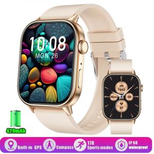 2025 Nouvelle Montre Intelligente Hd Rappel De Message 24 Heures Surveillance De La Sant&eacute; Trajectoire Appel Vocal Montre Intelligente Cadeau Cadran Personnalis&eacute; Pour Xiaomi.Gold.Custom Dial - Neuf